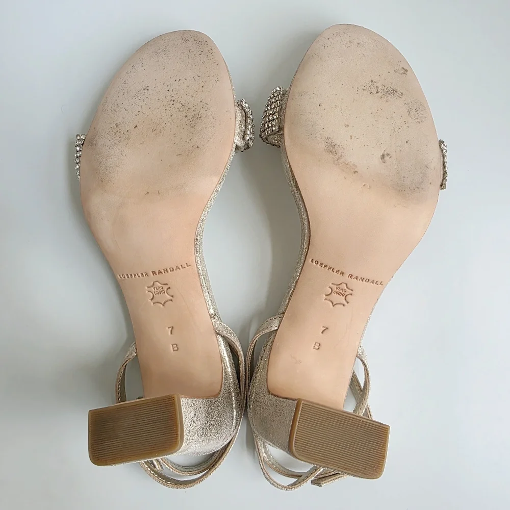Loeffler Randall Shay Rhinestone Heels 7